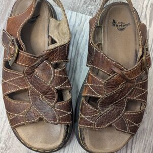 Dr. Martens Brown Leather Sandals